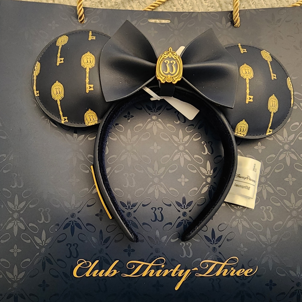 Disney Blue and Gold Minnie Mouse Hair Accessory
